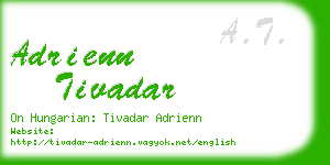 adrienn tivadar business card